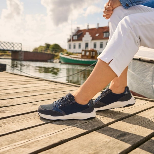 New Feet naisten leve&auml;lestinen k&auml;velykenk&auml; 261-27-840  sininen